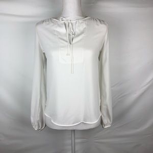 Hippie Rose Women’s Ivory Peasant Blouse Size XS